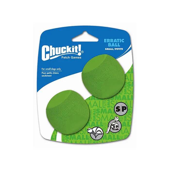 CHUCKİT_ ERRATİC BALL 2_Lİ KÖPEK OYUN TOPU (KÜÇÜK BOY)