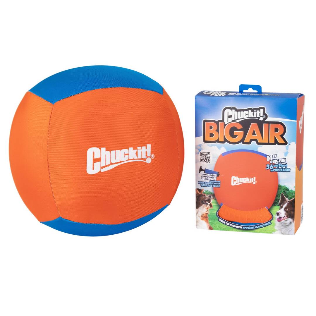 CHUCKİT_ BİG AİR FETCH BALL 37 CM ÇAPINDA ŞİŞİRİLEBİLİR KÖPEK OYUN TOPU