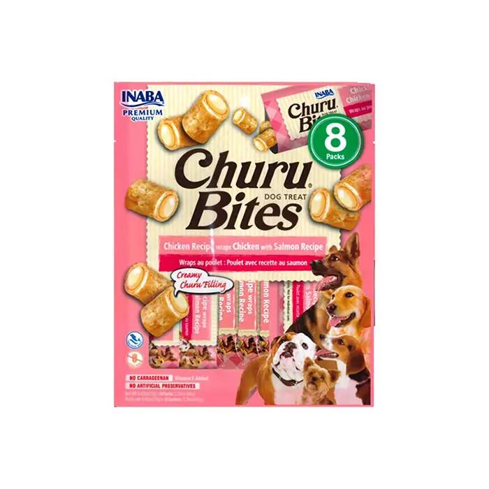 Churu Bites Köpekler için Tavuklu ve Somonlu Ödül Mamasın 12 gr 8 ad