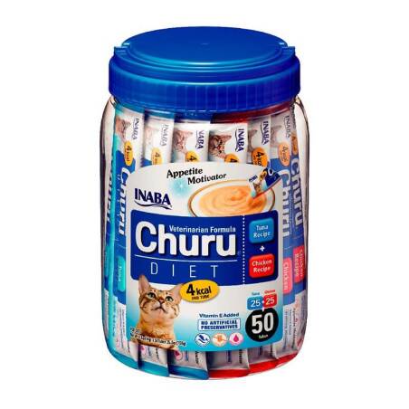 ciao CHURU CREAM TUNA VE TAVUKLU DİYETLİ KEDİ ÖDÜL KREMASI