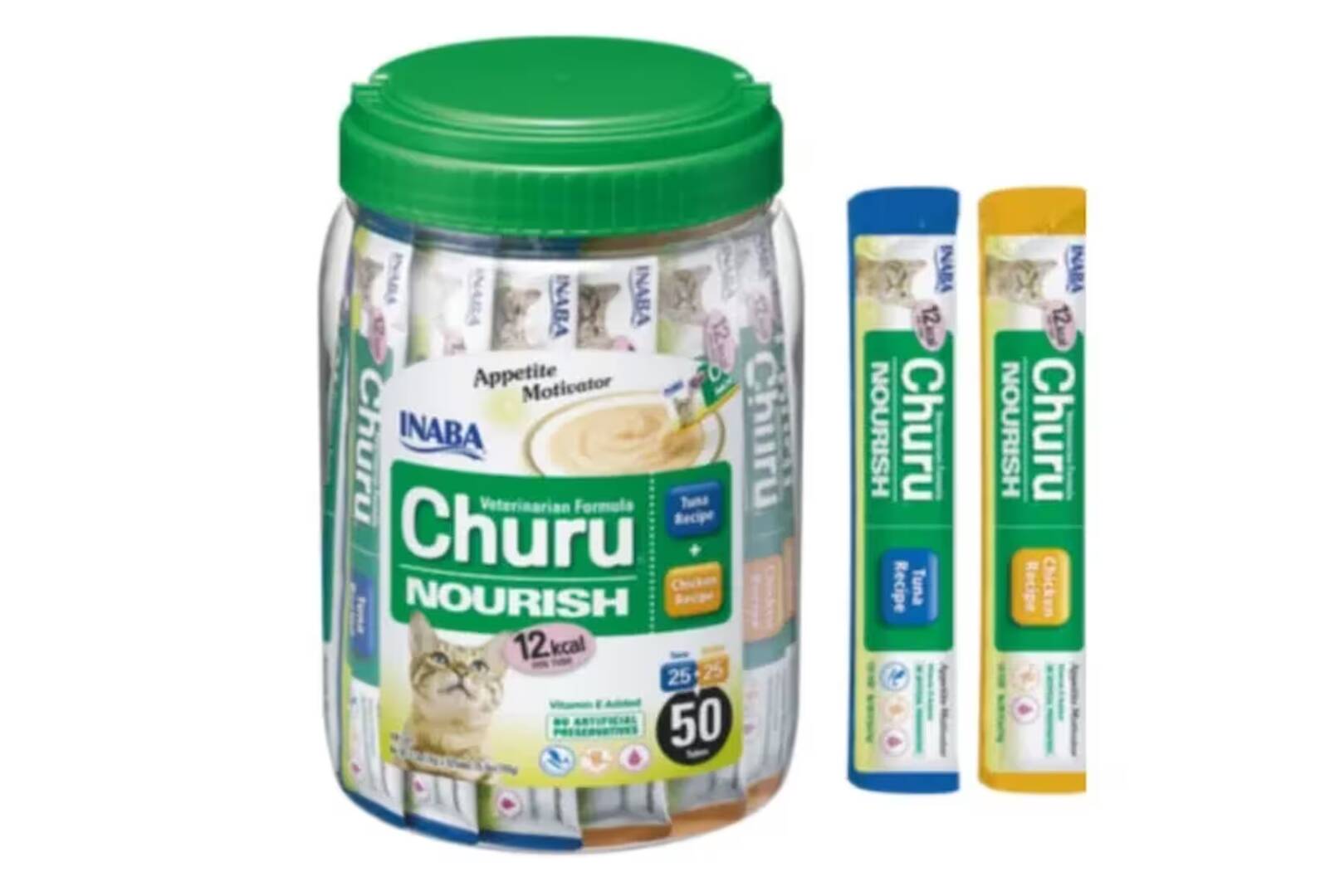 Ciao CHURU CREAM TUNA VE TAVUKLU BESLEYİCİ KEDİ ÖDÜL KREMASI