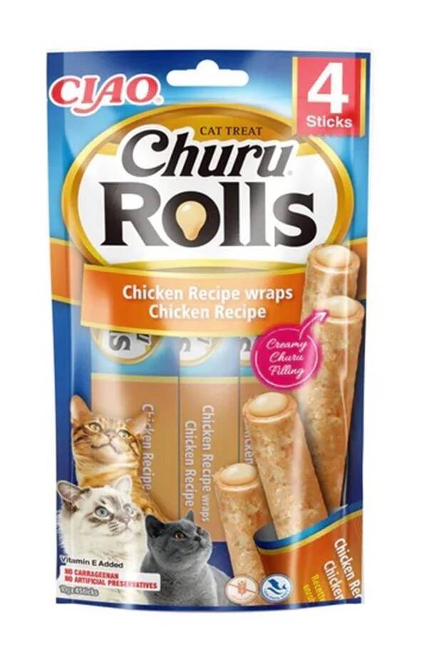 Ciao Sticks Tavuk Sargılı Kedi Ödülü 4 x 10 Gr