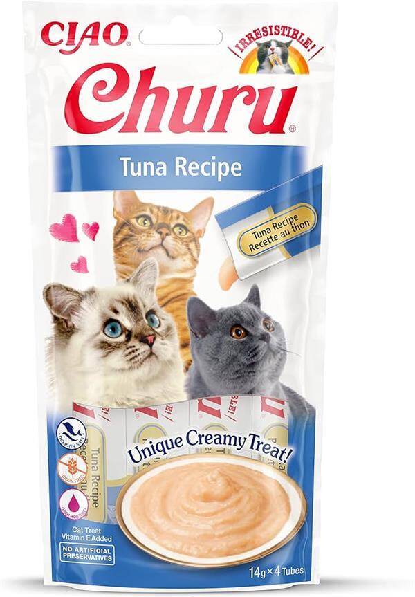 Ciao Churu Cream Ton Balıklı Kedi Ödülü 4x14 Gr