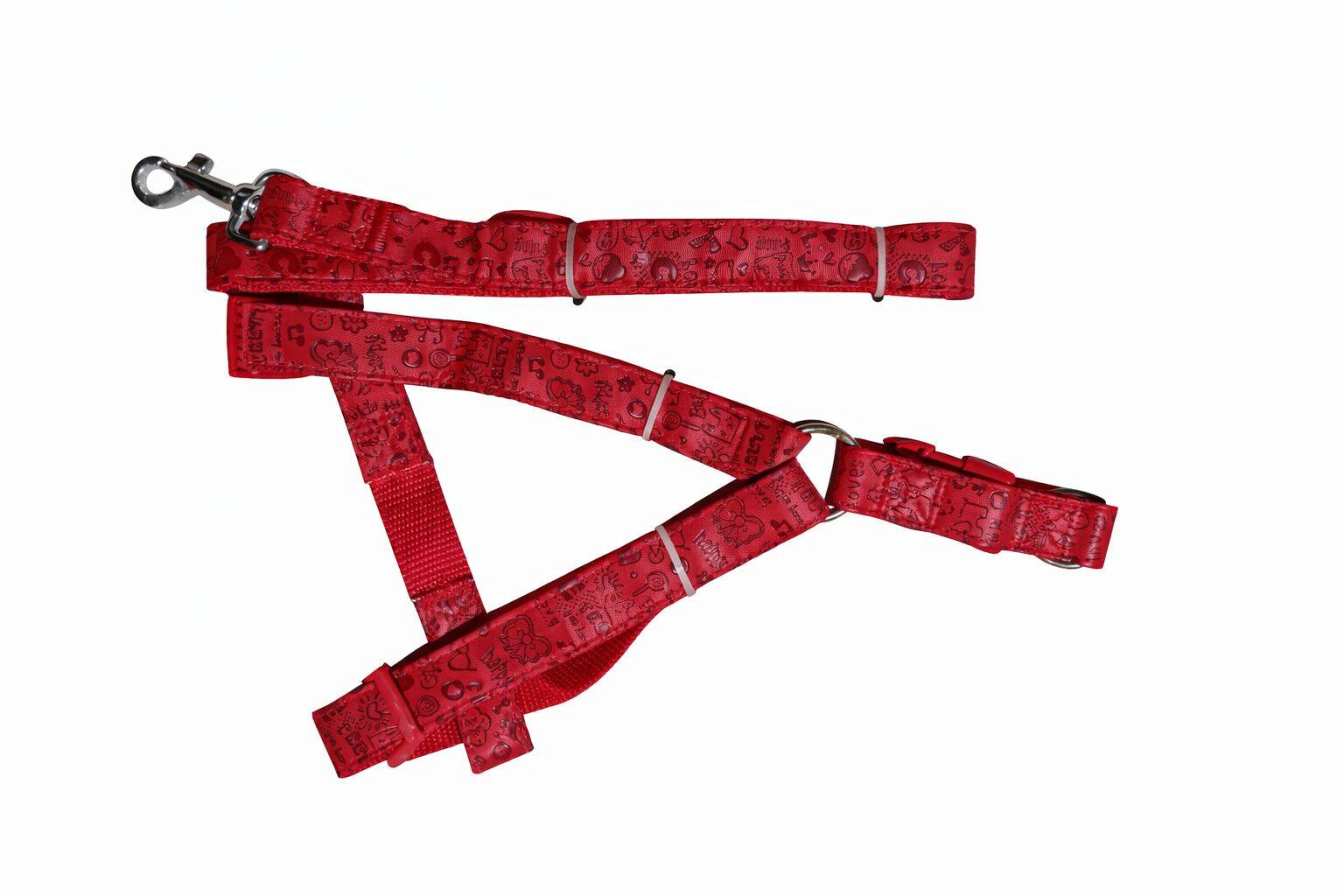 Desenli göğüs tasma tk 60-85 Cm LARGE