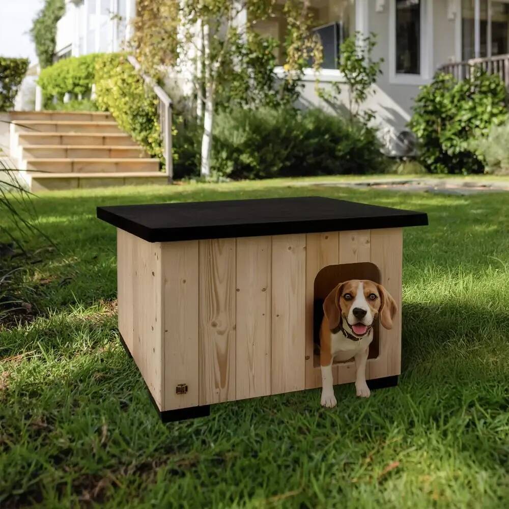 Doggie Barka Model Ahşap Köpek Kulübesi Small