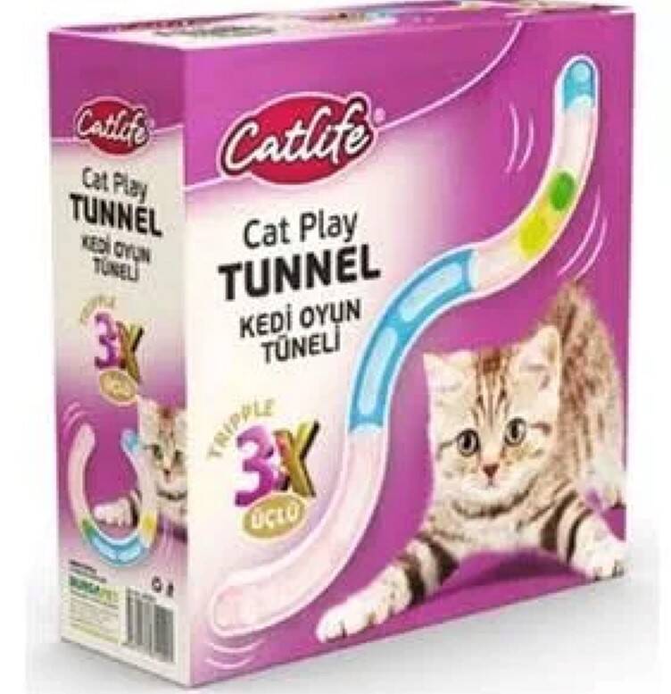 Catlife Kedi Oyun Tüneli Üçlü