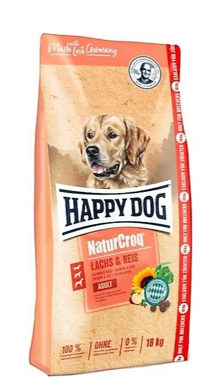 Happy Dog NaturCroq Somonlu 18 kg Yetişkin Köpek Maması