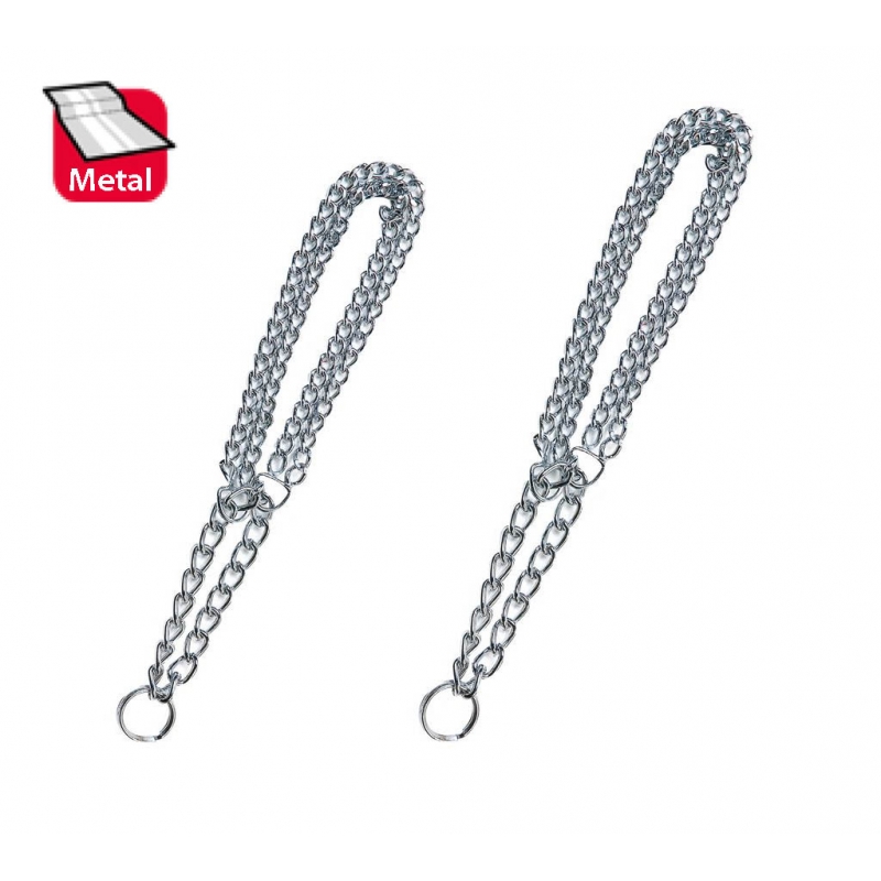 Karlie ikili zincir eğitim tasması-50 Cm