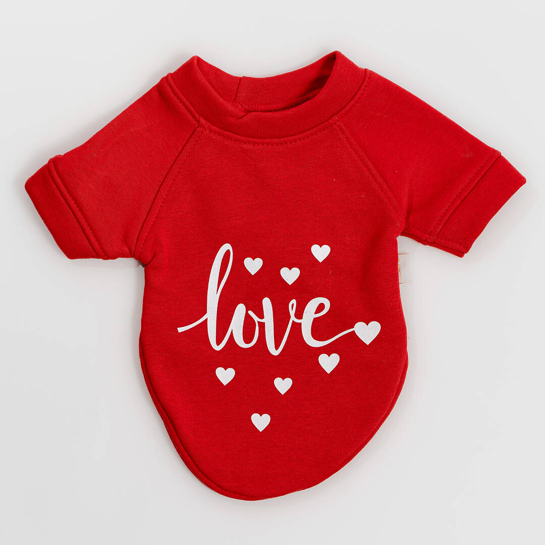 Maxdesing Love Sweatshirt Kırmızı-L