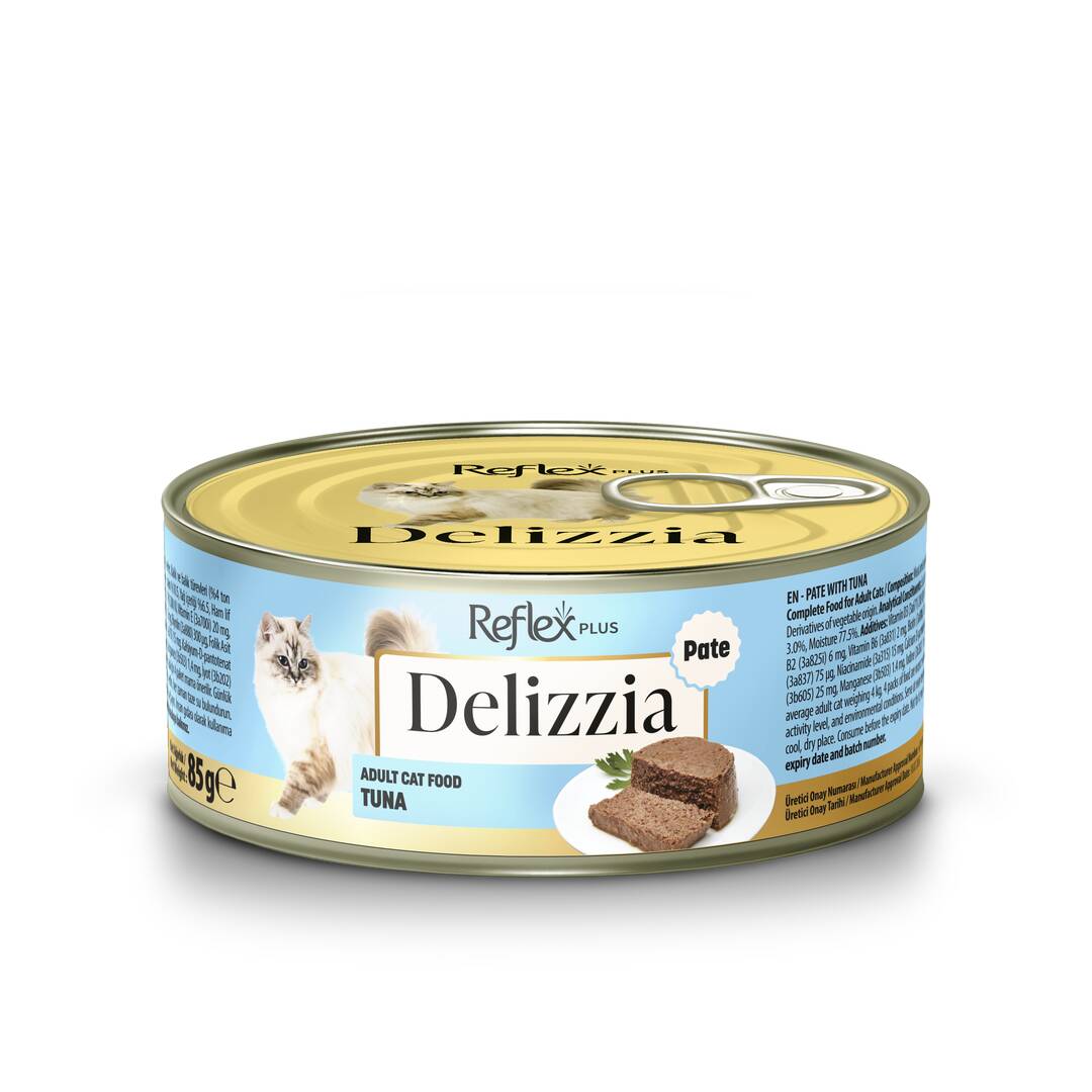 Reflex Plus Delizzia Kıyılmış Ton Balıklı  Kedi Konservesi 85 gr