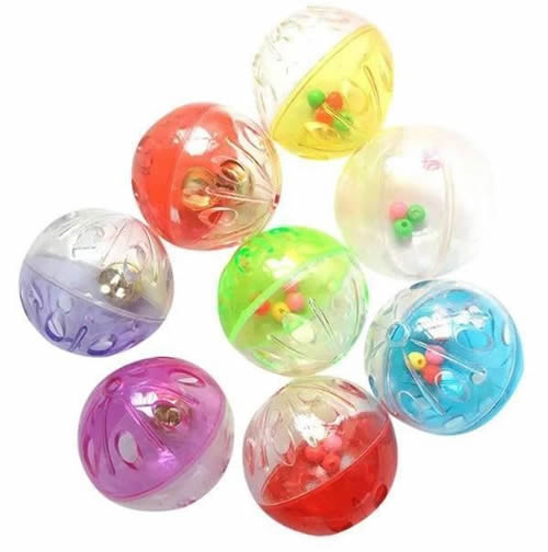 Glipet Boncuklu Renkli Kedi Oyun Topu 4 ad 4.2 Cm