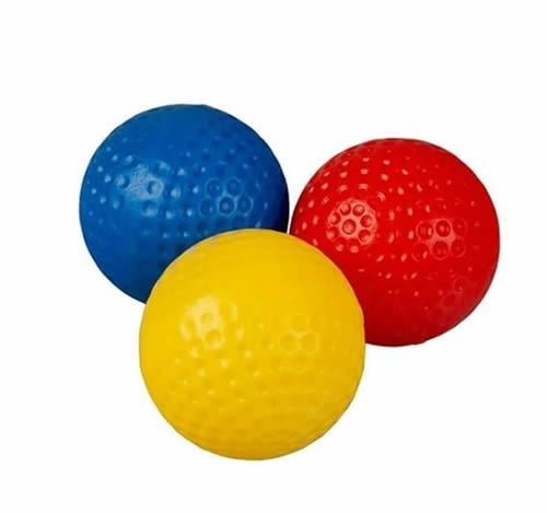 Glipet Plastik Golf Topu Desenli Kedi Oyuncağı 4 ad 3.5 cm