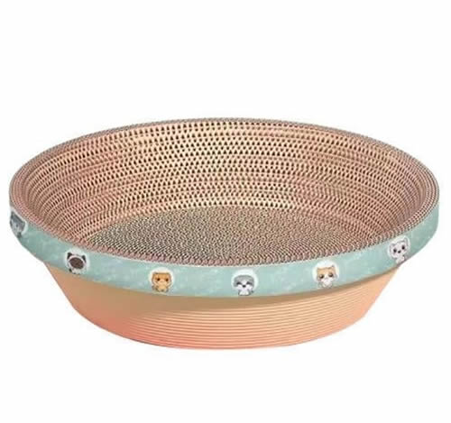 Glipet Büyük Kase Şekilli Karton Kedi Tırmalama 45x9 Cm