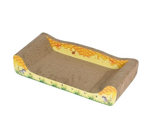 Glipet Taht Şekilli Karton Kedi Tırmalama 70x22x23 cm