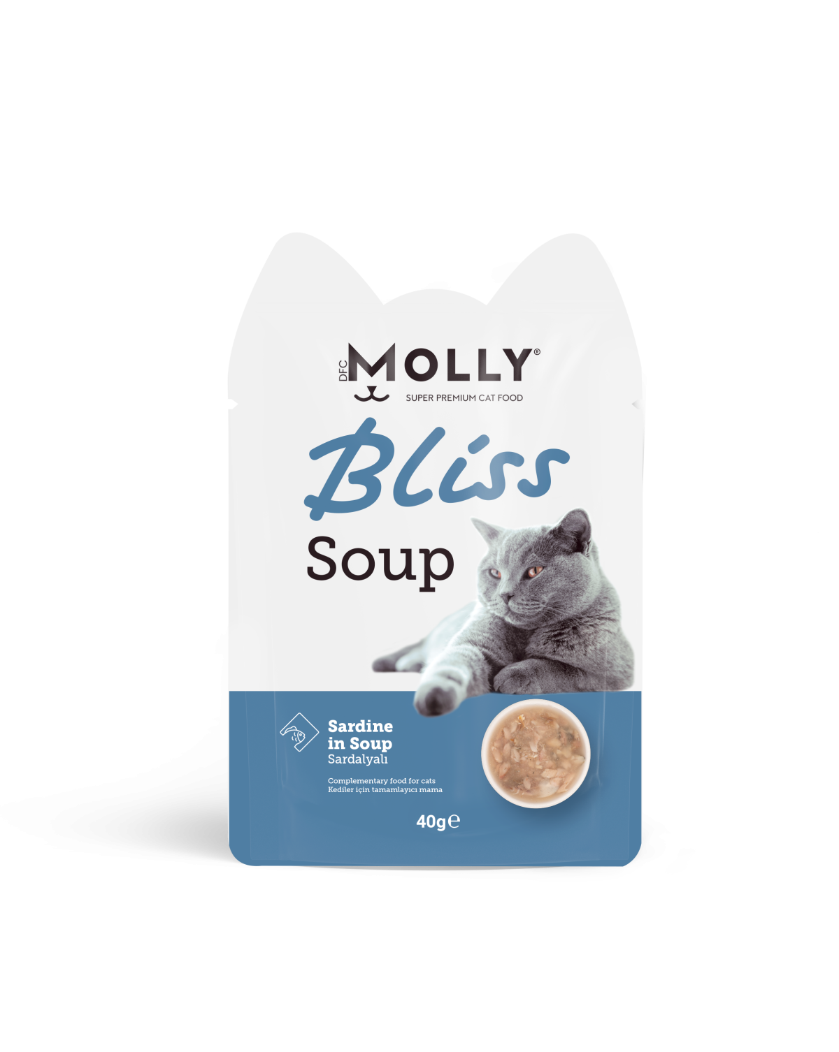 Molly Bliss Sardalyalı Kedi Çorbası 40 gr