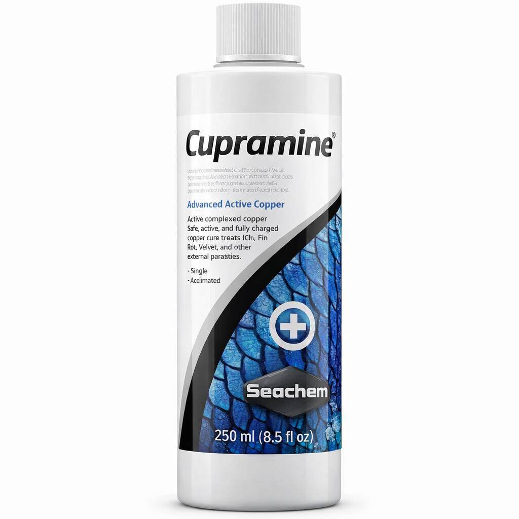 Seachem Cupramine 250 mL Dış Parazit İlacı
