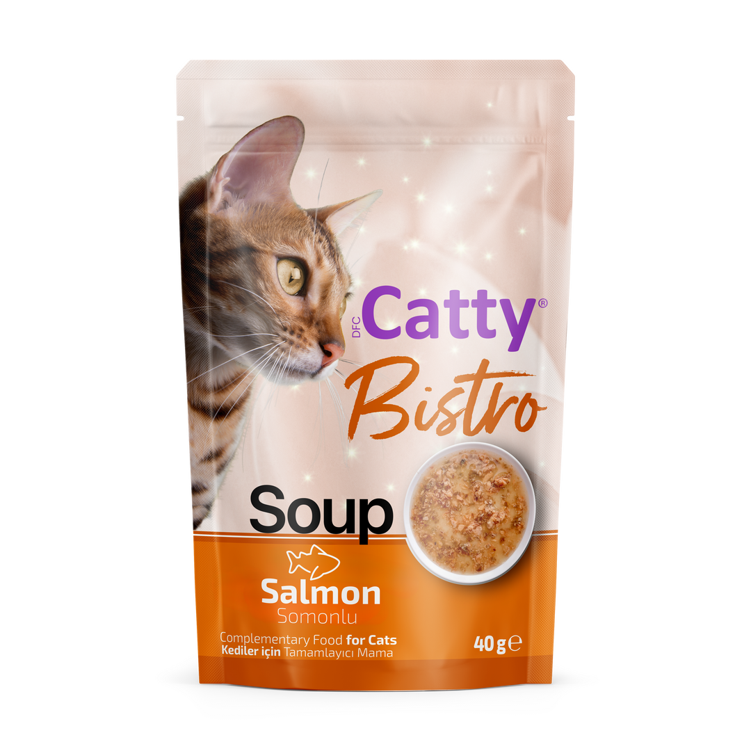 Catty Bistro Somonlu Kedi Çorbası 40 Gr