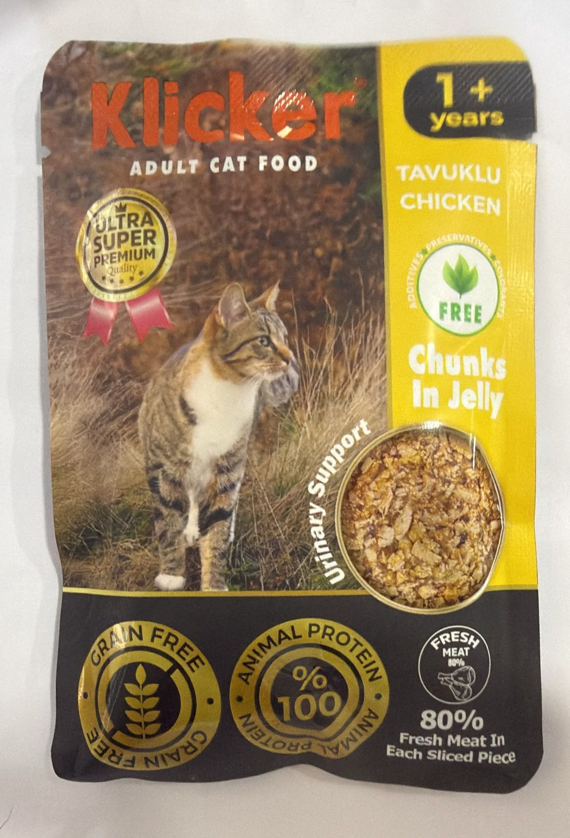 Klicker Tavuklu Kedi Konservesi 85 Gr