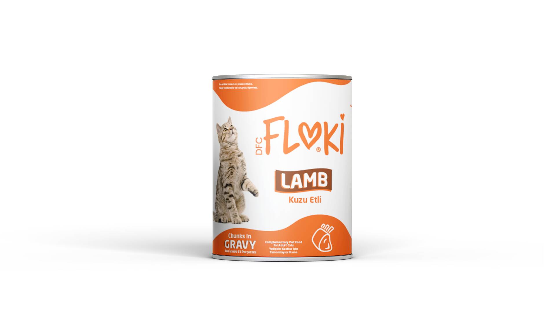Floki Yetişkin Kuzu Etli  sos içinde Kedi Konserversi 400 gr