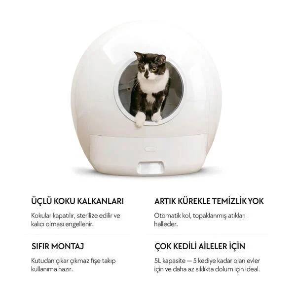 ELS Pet Otomatik Kedi Tuvaleti  ELS-E801