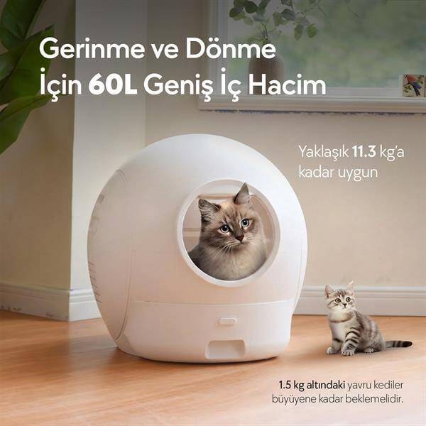 ELS Pet Otomatik Kedi Tuvaleti  ELS-E801