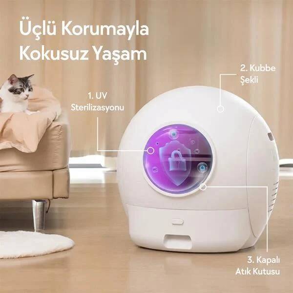 ELS Pet Otomatik Kedi Tuvaleti  ELS-E801