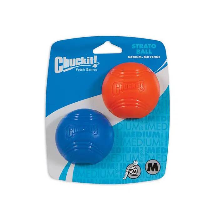CHUCKİT_ STRATO BALL 2_Lİ KÖPEK OYUN TOPU (ORTA BOY)
