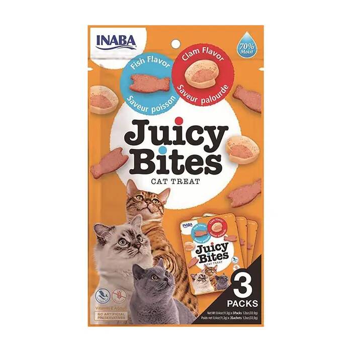 Ciao Juicy Bites Balıklı ve İstiridyeli Kedi Ödül Maması 3x11,3gr