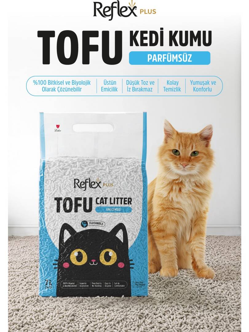 Reflex Plus Kokusuz Tofu Kedi Kumu 2,8 kg 7lt