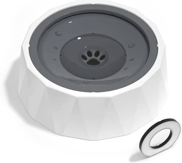 ELS Pet Sıçrama Önleyici Kedi Köpek Diamond Su Kabı 1L