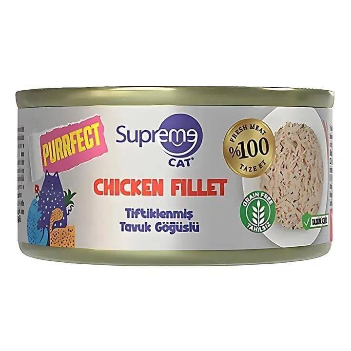 Supreme Cat Tiftiklenmiş Tavuk Göğüslü Kedi Konservesi 70gr